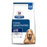 Hill's Prescription Diet z/d Skin/Food Sensitivities Dry Dog Food, 17.6 lb Bag