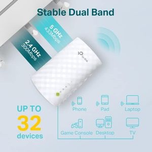 TP-Link WiFi Extender – RE220 Range Booster with Ethernet Port