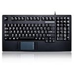 Adesso AKB-425UB - Easytouch Rackmount USB Touchpad Keyboard, Black