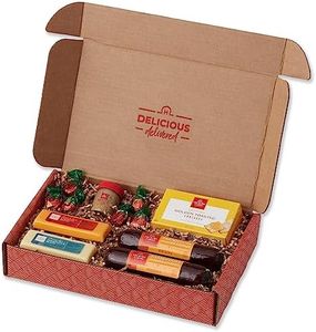 Hickory Farms Farmhouse Sausage & Cheese Medium Gift Box | Gourmet Food Basket, Perfect For Family, Birthday, Sympathy, Congratulations, Retirement, Thinking of You, Business