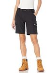Dickies Women's Temp-IQ Performance Cargo Short, Black, 14
