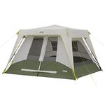 CORE 6 Person Instant Cabin Tent | Portable Large Pop Up Tent with Easy 60 Second Camp Setup for Family Camping | Included Hanging Organizer for Outdoor Camping Accessories