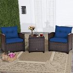 RELAX4LIFE Wicker Patio Furniture S