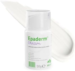 Epaderm Cream for Eczema, Psoriasis and Dry Skin 50g pump | 2-in-1 emollient formulated with clinically proven ingredients | Free from fragrance, colour, steroids, sodium lauryl sulphate (SLS) | Suitable for all ages, including babies