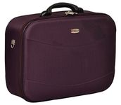 TREKKER Suitcase Polyester 37.5 cms Purple Double Shell Sided Suitcase (ICON-o-N20PL)