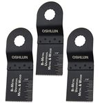 Oshlun MMR-0103 1-1/3-Inch Universal Bi-Metal Oscillating Tool Blade for Rockwell SoniCrafter, 3-Pack