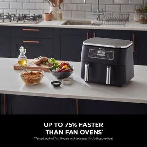 Ninja Foodi Dual Zone Air Fryer – 2-Basket Digital Cooker