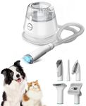 Generic Dog Grooming Kit with Vacuum, Dog Clippers, Suction 99% Pet Hair, Professional Pet Grooming Kit with 5 Proven Tools for Shedding Grooming, Cat Dog Grooming Vacuum Kit, 1.2L