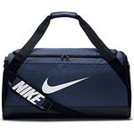 Nike Polyester 52 cms Midnight Navy/Black/White Travel Duffle (BA5334-410)