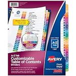 Avery A-Z Tab Dividers for 3 Ring B
