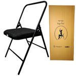 The Yogis Iyengar Yoga Chair with Cushion Seat | Backless Chair for Iyengar Yoga | Capacity: 150kg |