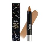 Dazller Blend 'N Brighten Concealer Stick, Creamy, No Caking, Full Coverage, Long lasting, Water-resistant, 186 - Potters Clay, 4.5g