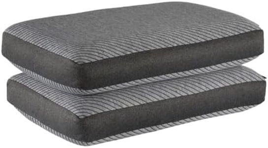 Wakefit Memory Foam Pillow | 1 Year Warranty | Orthopedic Pillows for Neck Pain, Pillow Memory Foam, Memory Pillow for Sleeping, Memory Foam Pillows (21 x 15 x 5 Inch, Set of 2 - Light Grey)