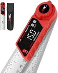 S&F STEAD & FAST Digital Angle Finder with Case & Lock, 7 Inch / 200 mm