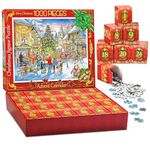 Advent calendar 2024, Jigsaw Puzzles for Adult 1000 Toys for Women Men 1000 Piece Jigsaw Puzzle Birthday Gifts for Her Thank You Gifts Friendship Gifts Advent Calendar 2024 Women Kids