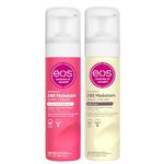 eos Shea Better Shaving Cream for Women, Vanilla Bliss, Shave Cream, Skin Care and Lotion & Shea Better Shaving Cream for Women, Pomegranate Raspberry, 24HR Hydration, 207ml