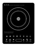 Collab Touch Panel Infrared Induction Cooktop with Preset Cooking Functions Use with All Utensils Radiant Stainless Steel