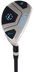 LAZRUS GOLF Premium Hybrid Golf Clubs for Men - 2,3,4,5 & 6 Right Hand, Graphite Shafts, Regular Flex (Silver, 6 (27 Degree))