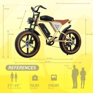 JANSNO X70 Adult E-Bike – Dual Battery, 120 Mile Range, 20x4.0 All-Terrain Tires