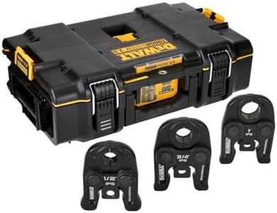 DEWALT Press Kit Tool Kit, Jaw, 1/2 to 1 Inch (DCE202K)