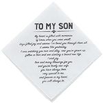 Wedding Handkerchief to My Son Gift