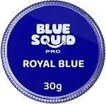 Blue Squid PRO Face Paint - Professional Water Based Single Cake Facepaint & Body Paints - SFX Makeup, Kids Adults Face Painting for Costume, Halloween, Cosplay - Classic Royal Blue 30g / 1oz