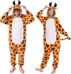 PARTTELY Adult Unisex Onesie Pajamas Halloween Costume -Halloween Cosplay Suit Animal One Piece Sleepwear Homewear