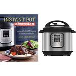 Instant Pot Duo Mini 3qt 7-in-1 Multi-Use Programmable Pressure Cooker, Rice Cooker 12 Cups Rice (Cooked) and Cooking FastCookbook