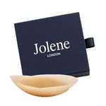 Jolene LONDON Reusable Silicone Nipple Covers — Invisible Ultra-Thin Adhesive Nipple Pasties for Women — Sweat-Resistant Breast Petals for Weddings and Everyday Wear — 4 Skin Tone Shades (Almond)