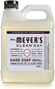 Mrs. Meyer's Clean Day Liquid Hand Soap Refill, Cruelty Free and Biodegradable Hand Wash Made with Essential Oils, Lavender Scent, 975 ml