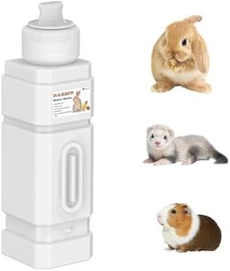 Salcod 42 oz Rabbit Water Bottle, No Drip Bunny Water Dispenser for Rabbits, Hamster, Guinea Pigs, Ferrets, Birds, Mouse, Rats, Other Small Animal Pet No Leak Easy Mount Drinker