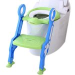 GOCART with G Logo ABS Plastic Toilet Step Trainer Ladder for Girls and Boys (Blue)