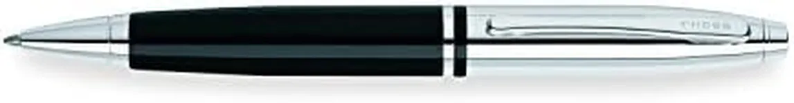 Cross Calais Chrome/Black Ballpoint Pen : AT0112S-2 by Cross