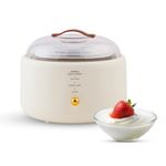 The Good Bug Portable Greek Yogurt & Curd Maker Hung Curd with Auto Temperature Regulation| Easy Homemade Yogurt & Cheese (Yogurt Maker) | Durable | 1 Litre | 220V, 15Hz