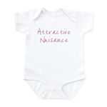 CafePress - Attractive Nuisance (Pink) Infant Bodysuit - Cute Infant Bodysuit Baby Romper