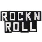 Rock and Roll Patch Embroidered Punk Heavy Metal Musical Badge Iron On Sew On Emblem