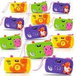 ArtCreativity Kidsââ‚¬â„¢ Camera Toy Set (Pack of 12) | Childrenââ‚¬â„¢s Pretend Play Prop with Images in Viewfinder | Birthday Party Favors/ Goodie Bag Fillers Idea for Boys, Girls, Toddler