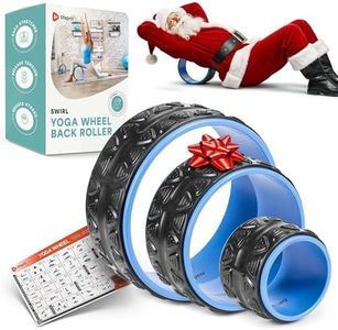 Lifepro Yoga Wheel Set for Back, Shoulder & Neck Pain Relief, Back Alignment- Back Roller Wheel for Back Stretch, Back Popping Wheel- Exercise Yoga Roller- Back Cracker Roller or Back Cracking Device