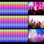 LED Foam Glow Sticks, Bulk Glow Sticks, Glow in the Dark Party Supplies with 3 Modes Colorful Flashing, Neon Party Favors Supplies for Glow Party, Birthday, Wedding, Carnival, Concert (20PCS)