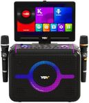 YGV Smart Karaoke Speaker for Adults with UHF Wireless Microphones