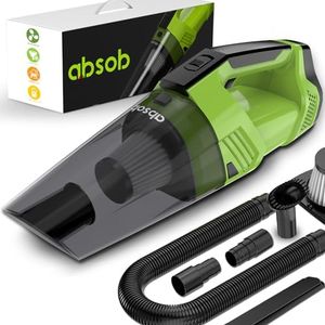 absob Cordless Handheld Vacuum Cleaner - High Power Portable Mini Wireless Car Vacuum Cleaner, Rechargeable, for Home Kitchen Office Car Corner Stairs Dust Gravel Crumbs Cleaning