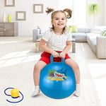 Kixre Hopper Toy for Kids Childrens Hopper Hop Ball Bouncy Ball Jump Ball Bouncing Ball for Inside and Outside (Random-Color and Design)