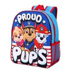 Official Licensed Kids Boys & Girls School Backpack with Side Mesh Pocket (Paw Patrol)