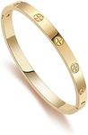 RIMRIVA Gold Bangle Bracelets for W