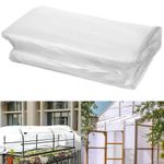 10ft x 26ft 6mil Clear Greenhouse Plastic Sheeting Green House Sheet UV Resistant Polyethylene Film Hoop Cover for Horticulture Gardening Farming and Agriculture Farming