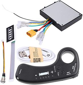 Electric Skateboard ESC Kit, 430W 36V Dual Drive Electric Longboard Substitute Control Mainboard Brushless Motor with Remote, Led Indicator, 4 Different Speed Modes for DIY Skateboard