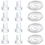 Breast Pumping Accessories 8pcs Duckbill Valve and 4pcs Silicone Diaphragm Compatible with Momcozy S12 Pro/S9 Pro/S12/S9 Wearable Breast Pump Replacement Kit, Not Original Accessories (12 Packs)