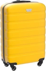 COOLIFE 20" Suitcase – Lemon Yellow Hard Shell Carry-On Luggage