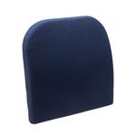 TEMPUR Lumbar Support Chair Cushion, Anatomical Shape, Height Adjustable Memory Foam Back Rest Cushion (36 x 37 x 7 cm)