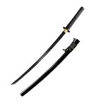 JIHPEN sword,Katana,Full Tang Samurai Sword,Sharp,Spring Steel Blade with Black Scabbard - 41inch Variety of Styles to Choose from